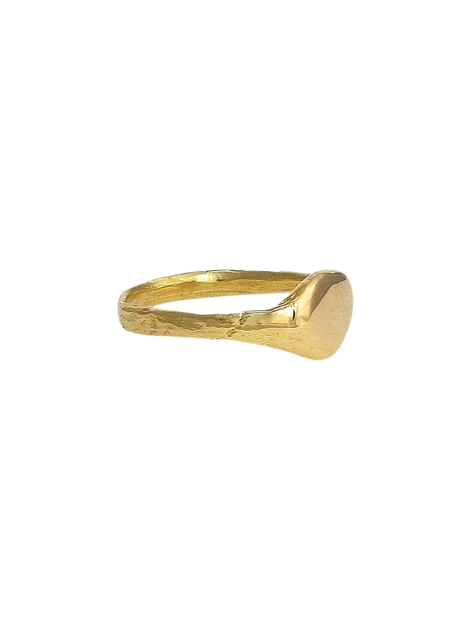 Ganymede signet ring - solid gold